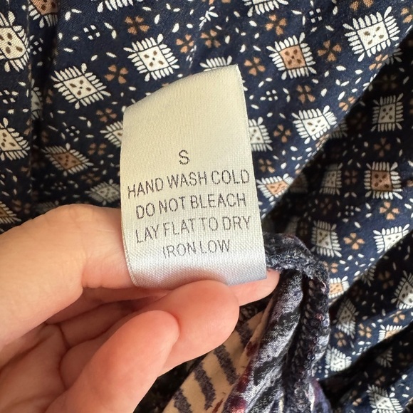 Easel Anthropologie Tunic Oversized Blouse Top Size S - Picture 9 of 9